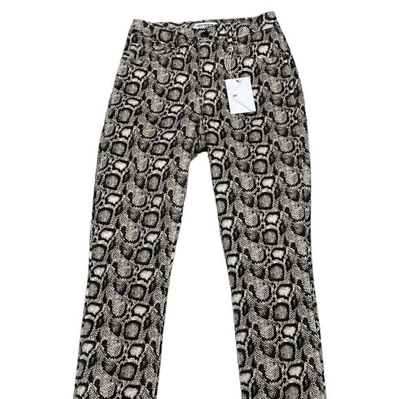 Good American Good Legs Jeans NWT Skinny Snake Skin Gray Size 2 / 26 - Picture 2 of 13